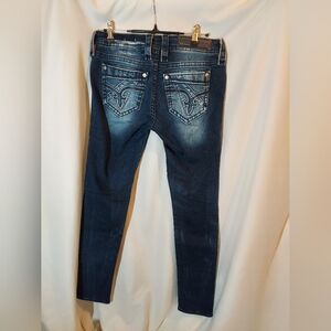 Rock Revival Mena Dark Blue Skinny Jeans - 29